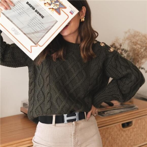 Men&Womens Leather Dress Belt Business Automatic Buckle Belt Color-Black Silver main image 7